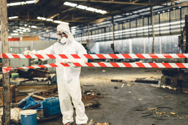 Professional Infectious Disease Decontamination technician working in Rothschild, WI